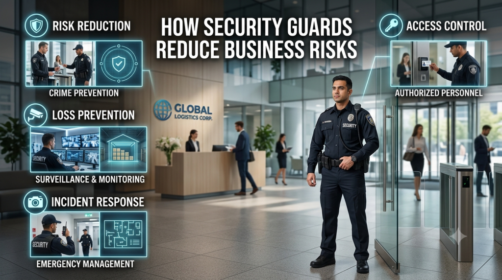 How Security Guards Reduce Business Risks