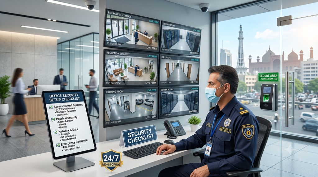 Office Security Setup Checklist for Businesses in Lahore