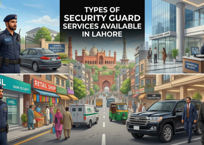 Types of Security Guard Services Available in Lahore
