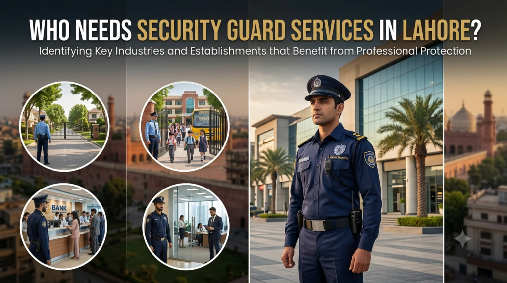 Who Needs Security Guard Services in Lahore