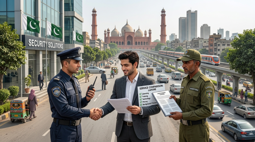 How to Compare Security Guard Companies in Lahore