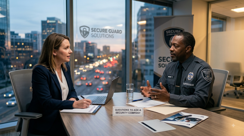 Questions to Ask a Security Guard Company Before Hiring