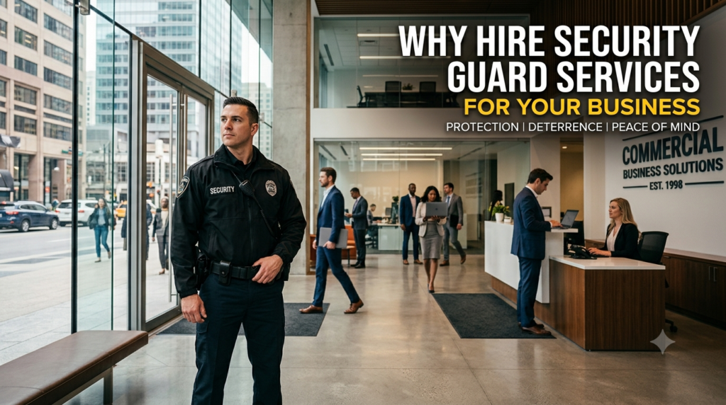 Reasons to Hire Security Guard Services for Your Business