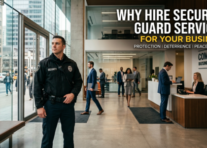 Reasons to Hire Security Guard Services for Your Business