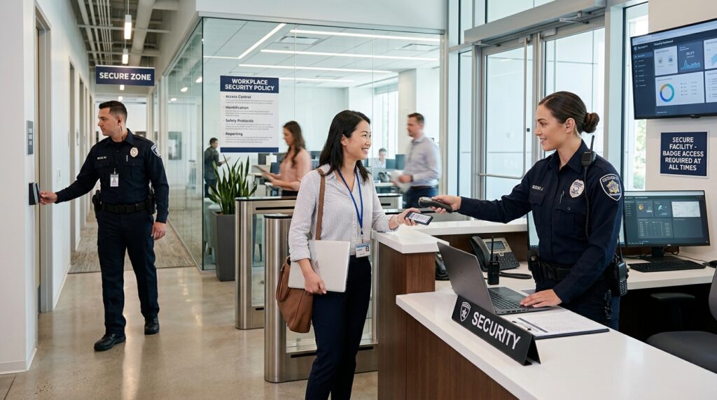 Security Guards Help Maintain Workplace