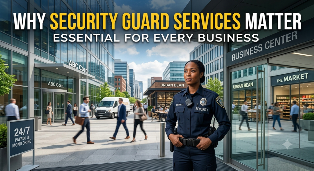 Why Security Guard Services Matter for Every Business