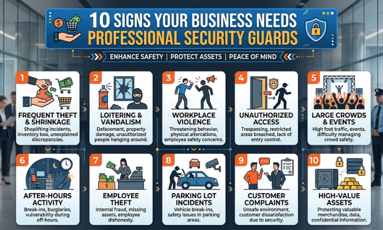 10 Signs Your Business Needs Professional Security Guards