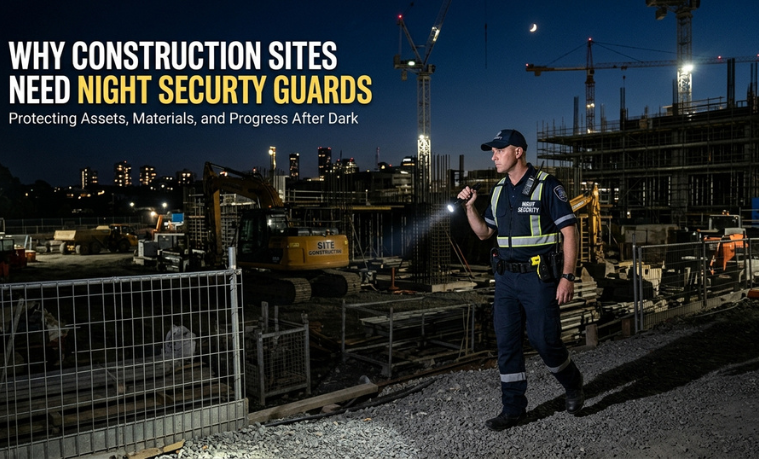 Why Construction Sites Need Night Security Guards